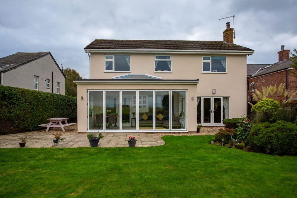 Roof conversion for extension 1