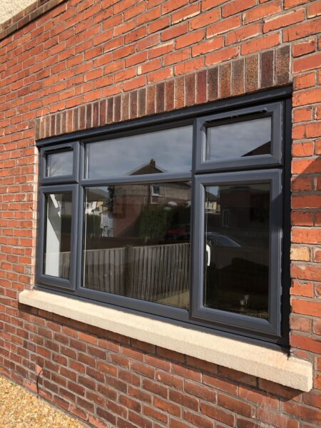 Double glazed uPVC windows recently installed in a Crosby property